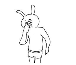 Something Sucks Rabbit sticker #6076025