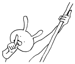 Something Sucks Rabbit sticker #6076027