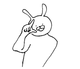 Something Sucks Rabbit sticker #6076034