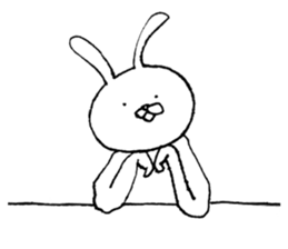 Something Sucks Rabbit sticker #6076039