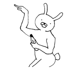 Something Sucks Rabbit sticker #6076040