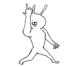 Something Sucks Rabbit sticker #6076046