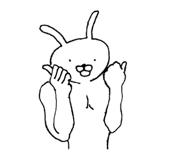 Something Sucks Rabbit sticker #6076047