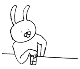 Something Sucks Rabbit sticker #6076053