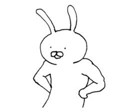 Something Sucks Rabbit sticker #6076056