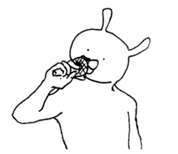 Something Sucks Rabbit sticker #6076061