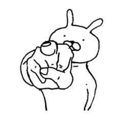 Something Sucks Rabbit sticker #6076062