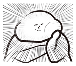 A guy of marshmallow descent. sticker #6076274