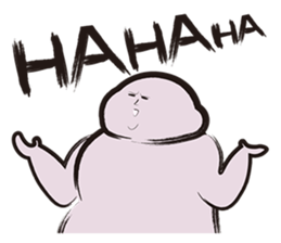 A guy of marshmallow descent. sticker #6076294