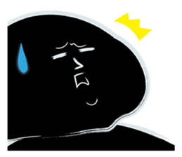 A guy of marshmallow descent. sticker #6076300