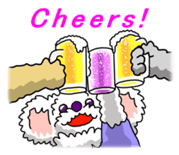 Fal-Kun the musician dog sticker #6076363