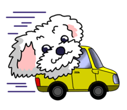 Fal-Kun the musician dog sticker #6076364