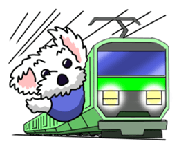 Fal-Kun the musician dog sticker #6076365