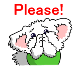 Fal-Kun the musician dog sticker #6076369