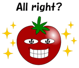Uzai little tomato 2 English sticker #6076664