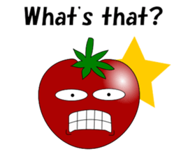 Uzai little tomato 2 English sticker #6076668