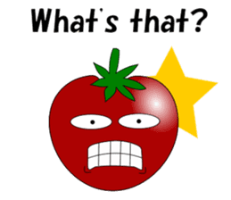 Uzai little tomato 2 English sticker #6076668