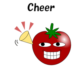 Uzai little tomato 2 English sticker #6076669