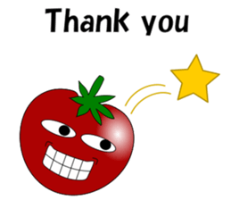 Uzai little tomato 2 English sticker #6076670