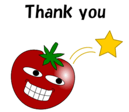 Uzai little tomato 2 English sticker #6076670