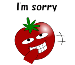 Uzai little tomato 2 English sticker #6076671