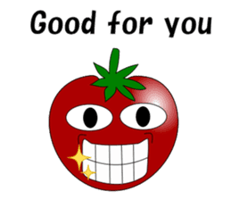 Uzai little tomato 2 English sticker #6076672