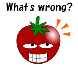 Uzai little tomato 2 English sticker #6076673