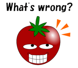 Uzai little tomato 2 English sticker #6076673