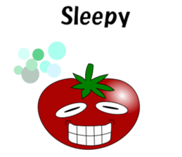 Uzai little tomato 2 English sticker #6076674