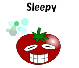 Uzai little tomato 2 English sticker #6076674