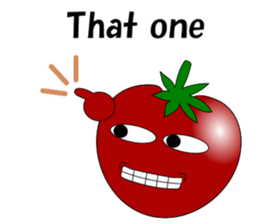 Uzai little tomato 2 English sticker #6076675