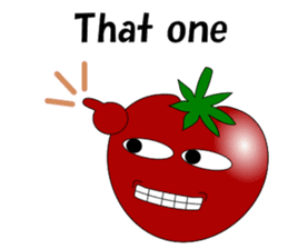 Uzai little tomato 2 English sticker #6076675