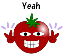 Uzai little tomato 2 English sticker #6076676