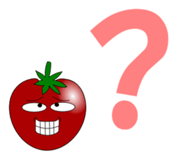 Uzai little tomato 2 English sticker #6076678
