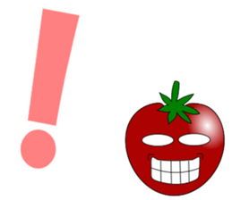 Uzai little tomato 2 English sticker #6076679