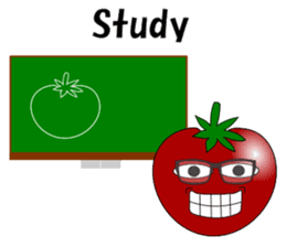 Uzai little tomato 2 English sticker #6076680