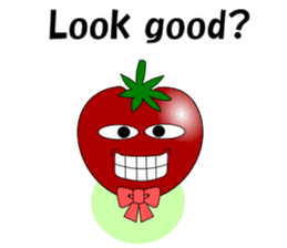 Uzai little tomato 2 English sticker #6076681