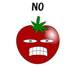 Uzai little tomato 2 English sticker #6076685