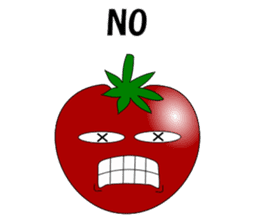 Uzai little tomato 2 English sticker #6076685