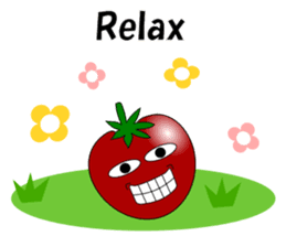 Uzai little tomato 2 English sticker #6076686