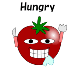 Uzai little tomato 2 English sticker #6076687