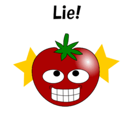 Uzai little tomato 2 English sticker #6076688