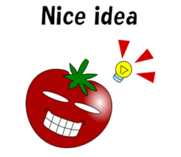 Uzai little tomato 2 English sticker #6076690