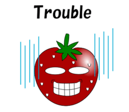 Uzai little tomato 2 English sticker #6076692
