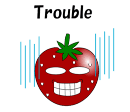 Uzai little tomato 2 English sticker #6076692
