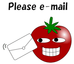 Uzai little tomato 2 English sticker #6076693