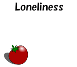 Uzai little tomato 2 English sticker #6076695