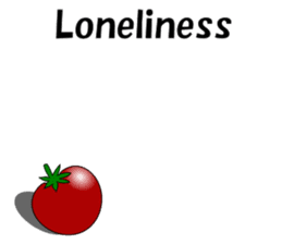 Uzai little tomato 2 English sticker #6076695