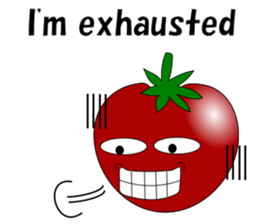Uzai little tomato 2 English sticker #6076696