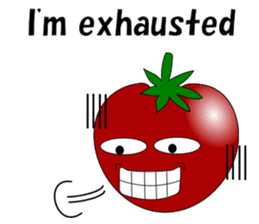 Uzai little tomato 2 English sticker #6076696